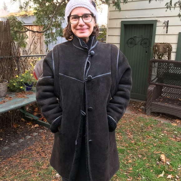 Shearling Vintage Coat - Picture 7 of 14